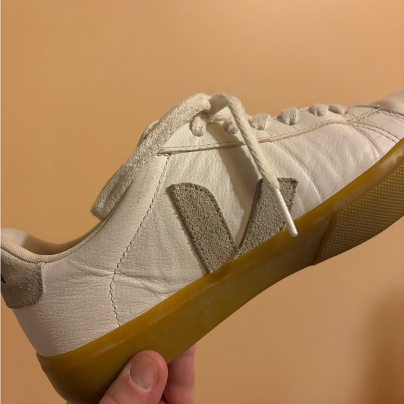 Veja Campo Sneakers in White/Natural - Picture 9 of 12